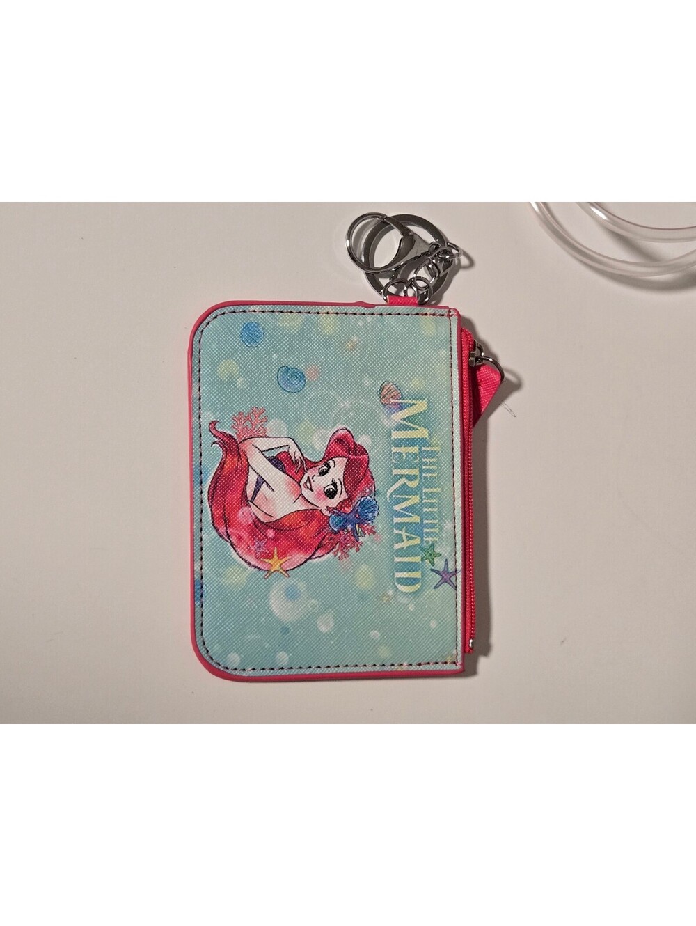 Disney The Little Mermaid Ariel Zip ID Card Wallet